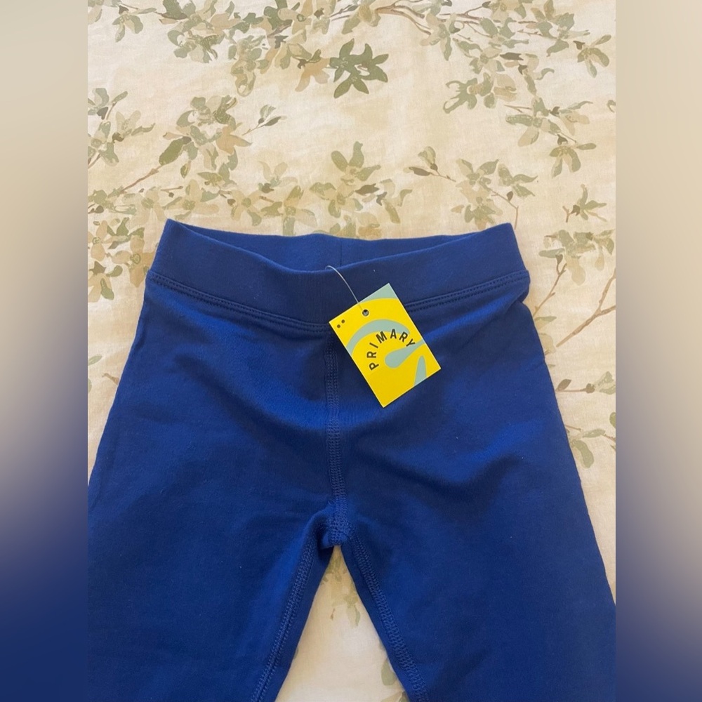 New Primary Kids Navy Cozy Warm Leggings, 2T